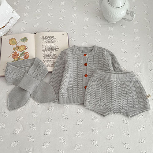 Girls' Cozy Knit Clothing Set | Warm & Stylish Outfit for Play