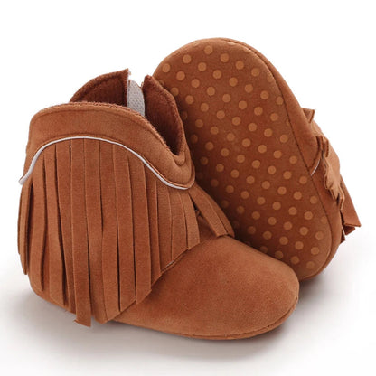 Mini Girls Cowboy Boots | Slip-Resistant Sole & Soft Lining