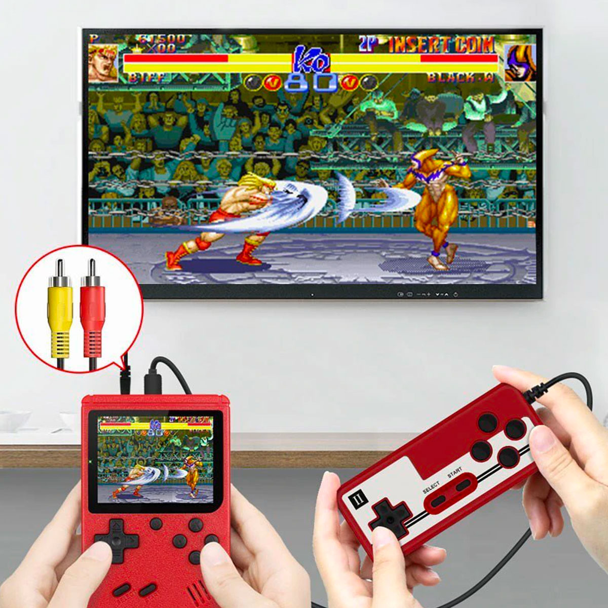 Handheld Retro Gaming Console | 400 Classic Games On-the-Go