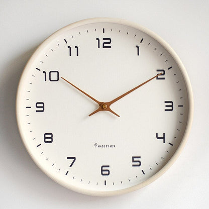 Scandinavian Wooden Wall Clock | Elegant Minimalist Home Accent