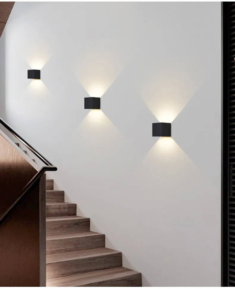 Motion Sensor Wall Light | Modern Cube Design for Hands-Free Illumination