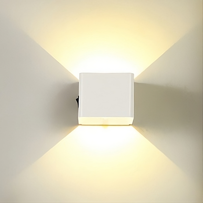 Motion Sensor Wall Light | Modern Cube Design for Hands-Free Illumination