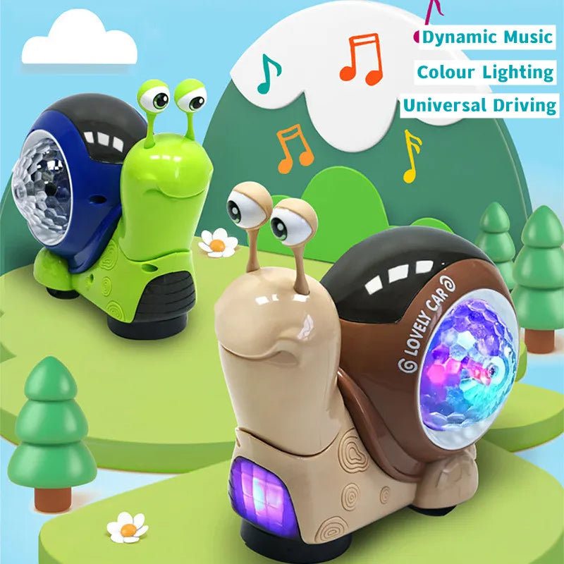 Light-Up Playmat for Toddlers | Snail & Crab Design with Interactive Features
