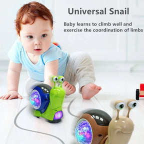 Light-Up Playmat for Toddlers | Snail & Crab Design with Interactive Features