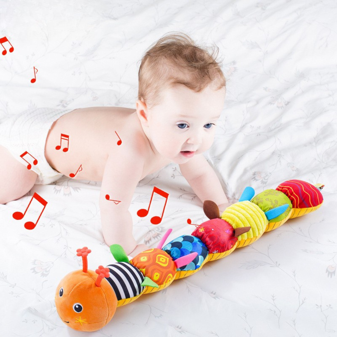 Musical Caterpillar Toy | Interactive Plush for Sensory Play