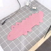 Non-Slip Bath Mat for Kids | Fun Crocodile Design, Durable PVC