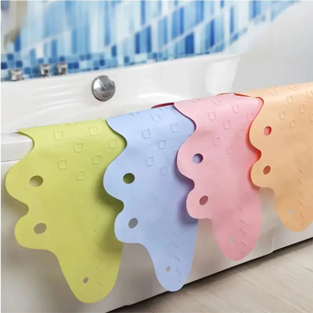 Non-Slip Bath Mat for Kids | Fun Crocodile Design, Durable PVC