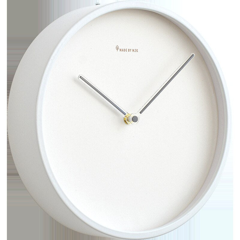 Silent Minimalist Wall Clock | Scandinavian Design with No Ticking Sound