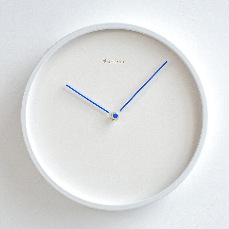 Silent Minimalist Wall Clock | Scandinavian Design with No Ticking Sound