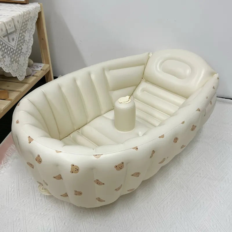 Inflatable Baby Bathtub | Safe, Portable, Non-Slip Design