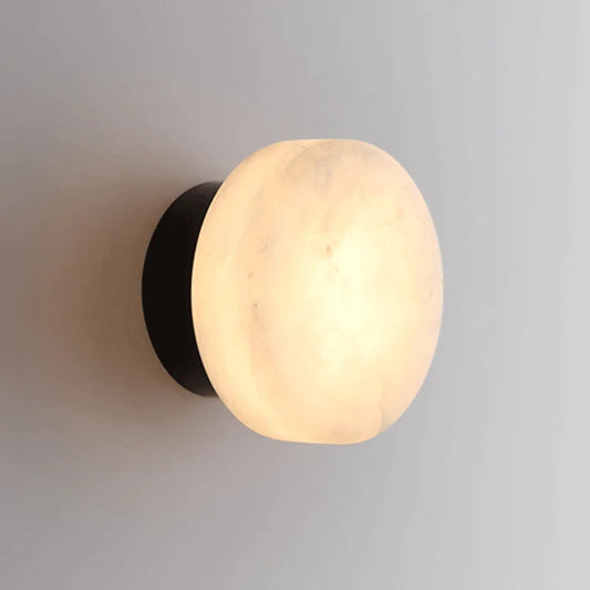 Marble Wall Sconce | Modern Minimalist Design Accent