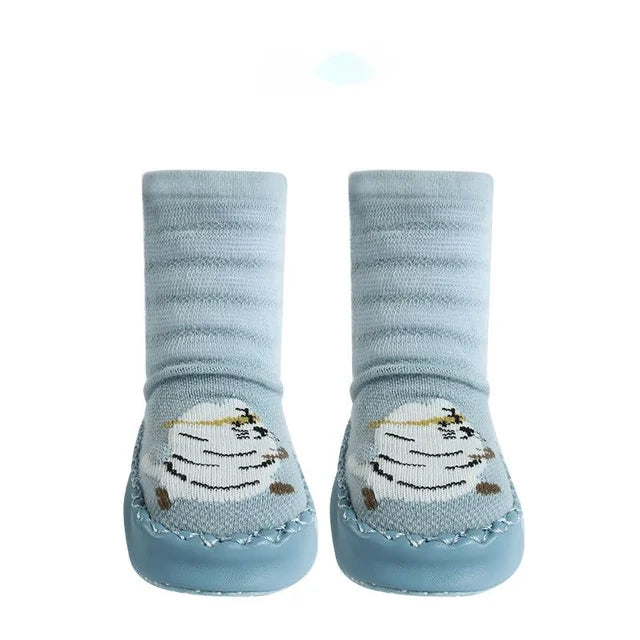 Non-Slip Toddler Socks | Comfy Cotton for Safe Walking