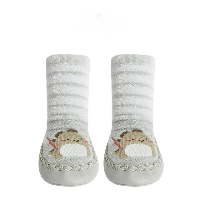 Non-Slip Toddler Socks | Comfy Cotton for Safe Walking