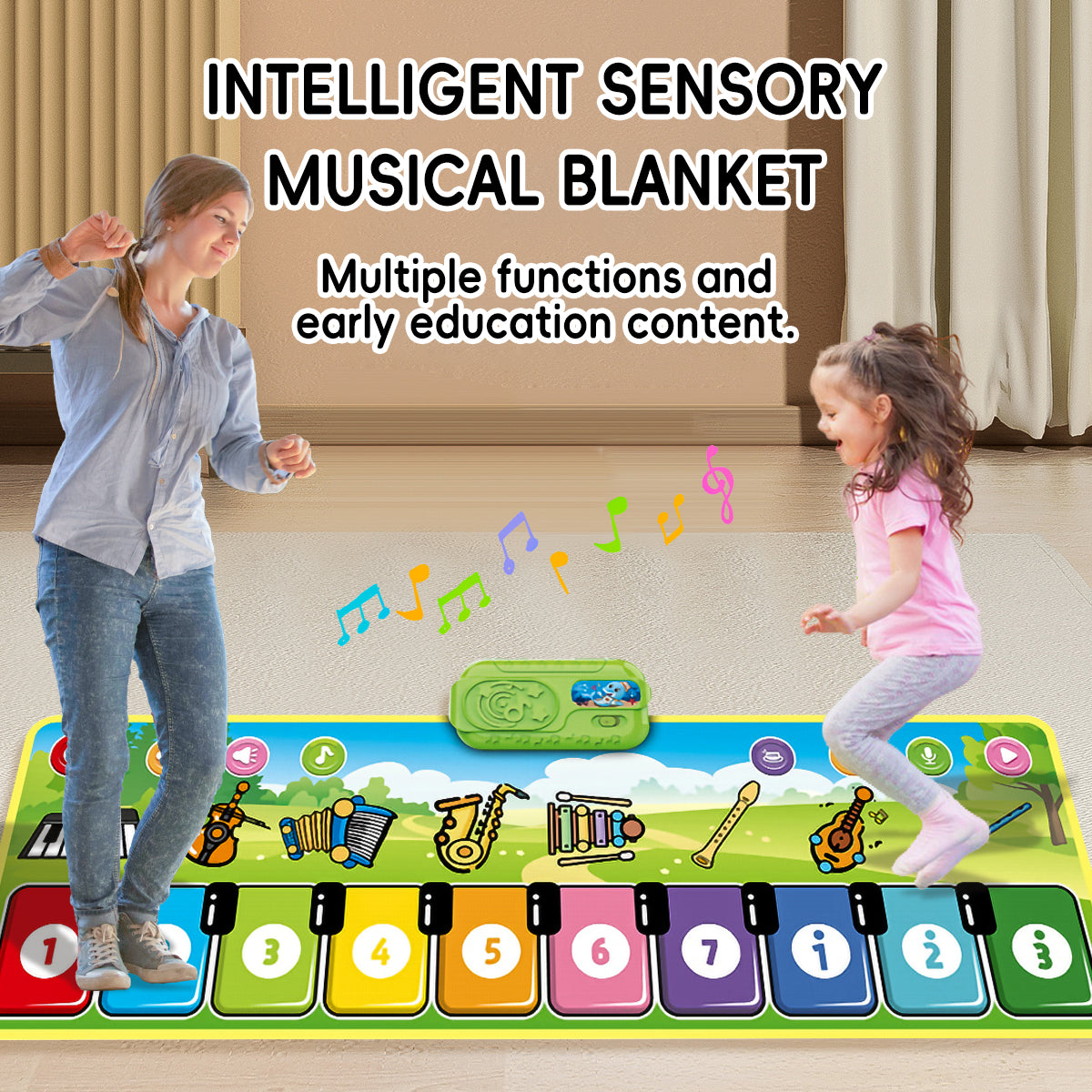 Kids Piano Learning Toy | Interactive Musical Development Mat