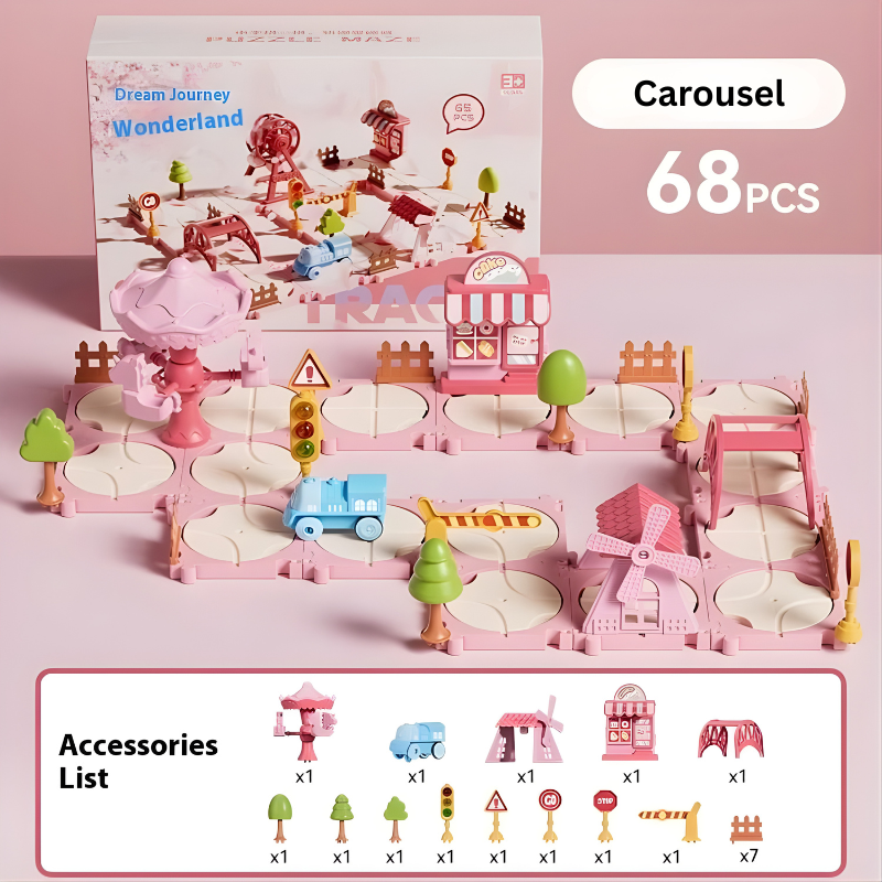 Creative Puzzle Track Set | Montessori-Inspired Learning Toy