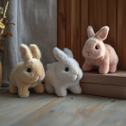 Plush Bunny Stuffed Animal | Ultra-Soft, Realistic Cuddly Companion
