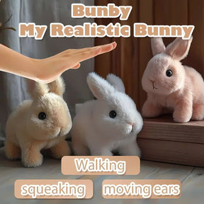 Plush Bunny Stuffed Animal | Ultra-Soft, Realistic Cuddly Companion