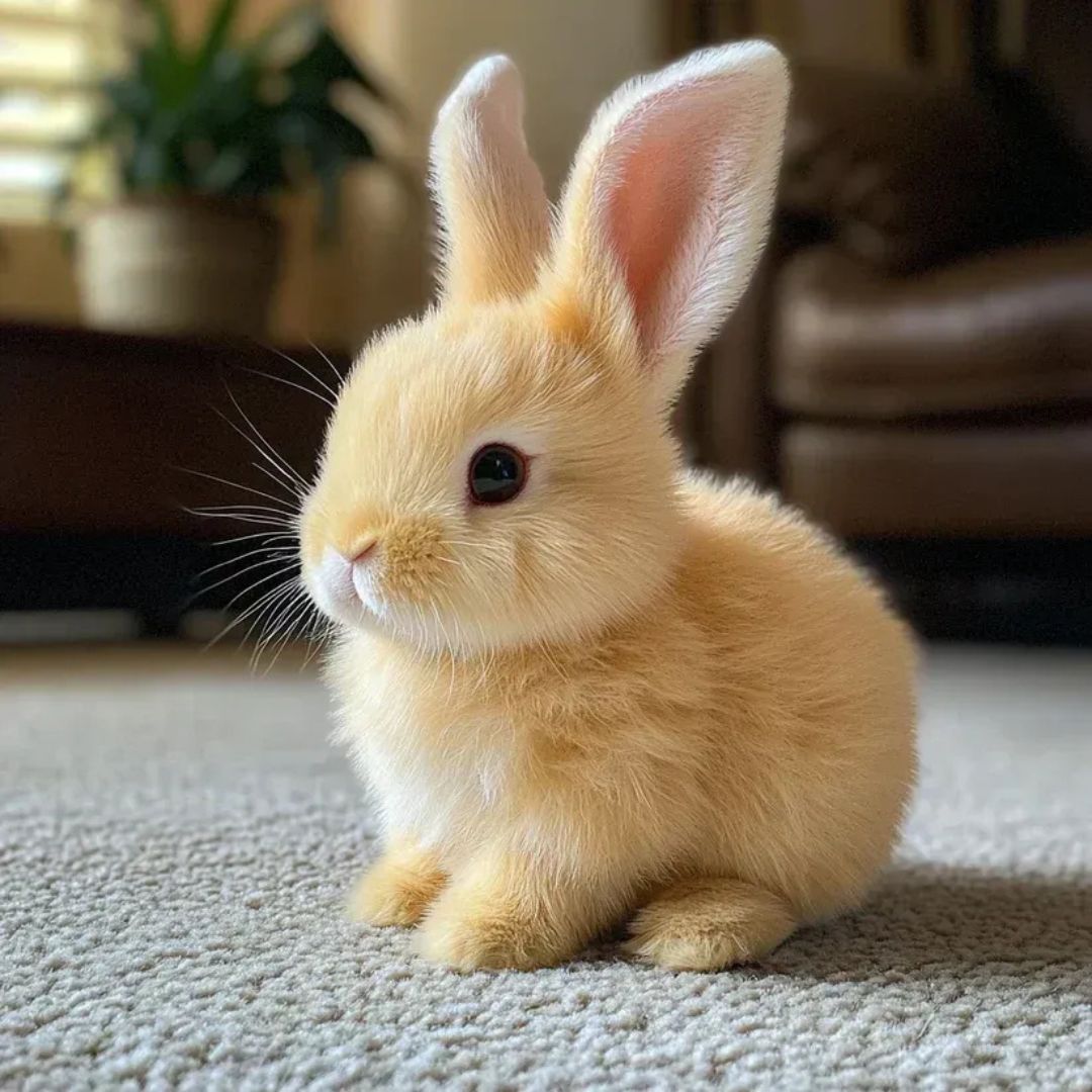 Plush Bunny Stuffed Animal | Ultra-Soft, Realistic Cuddly Companion