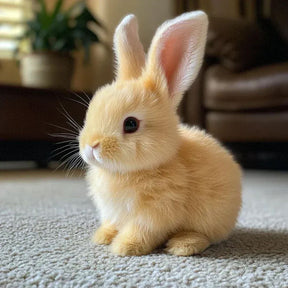 Plush Bunny Stuffed Animal | Ultra-Soft, Realistic Cuddly Companion