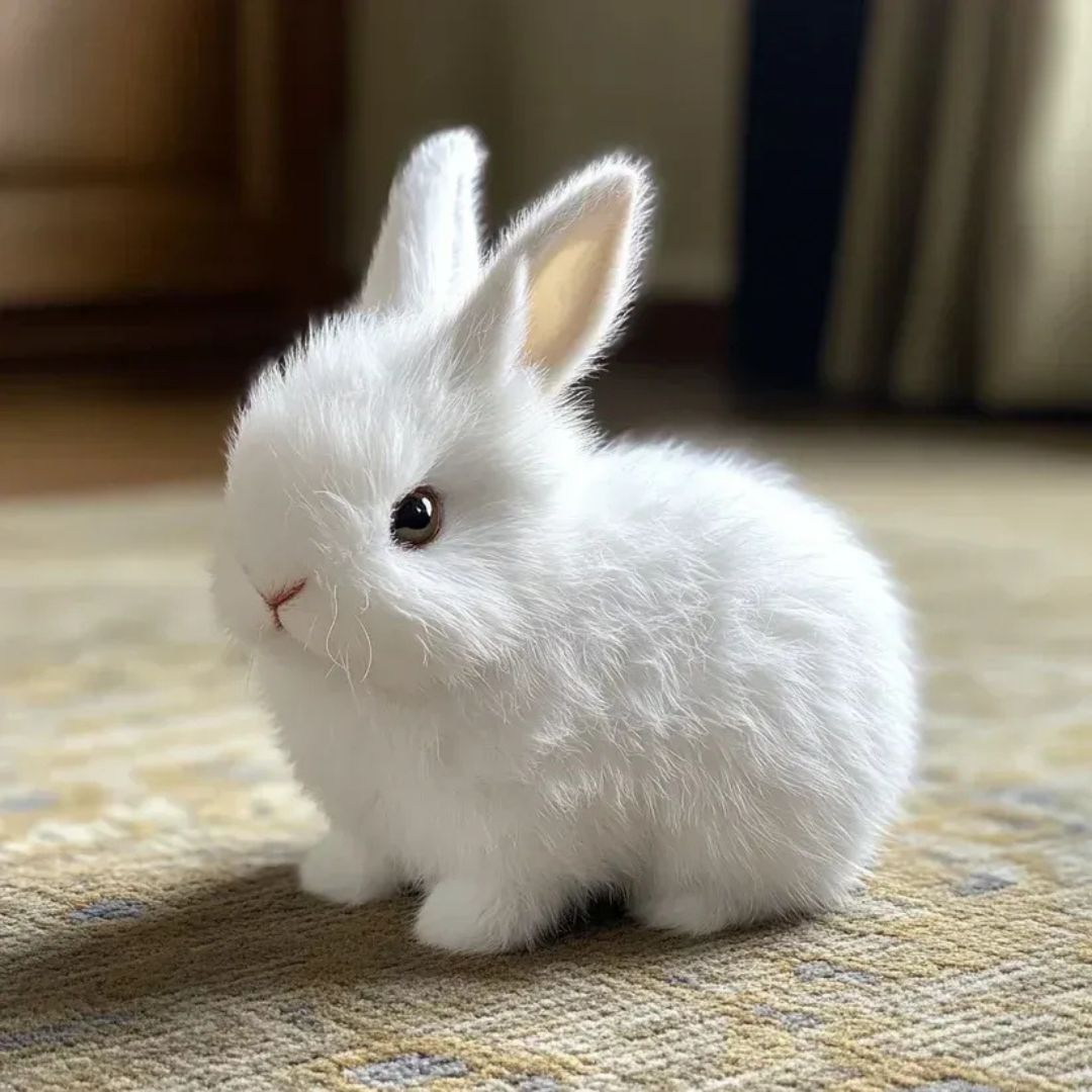 Plush Bunny Stuffed Animal | Ultra-Soft, Realistic Cuddly Companion