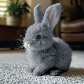 Plush Bunny Stuffed Animal | Ultra-Soft, Realistic Cuddly Companion