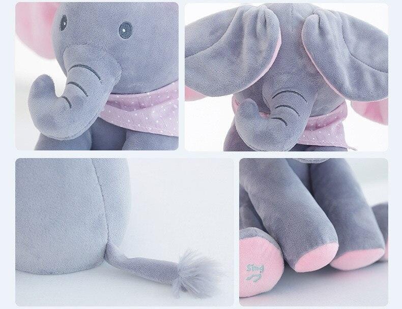 Musical Elephant Plush Toy | Soothing Comfort and Interactive Fun