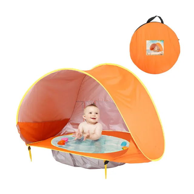 Portable Beach Tent for Baby | UV Protection with Integrated Bath