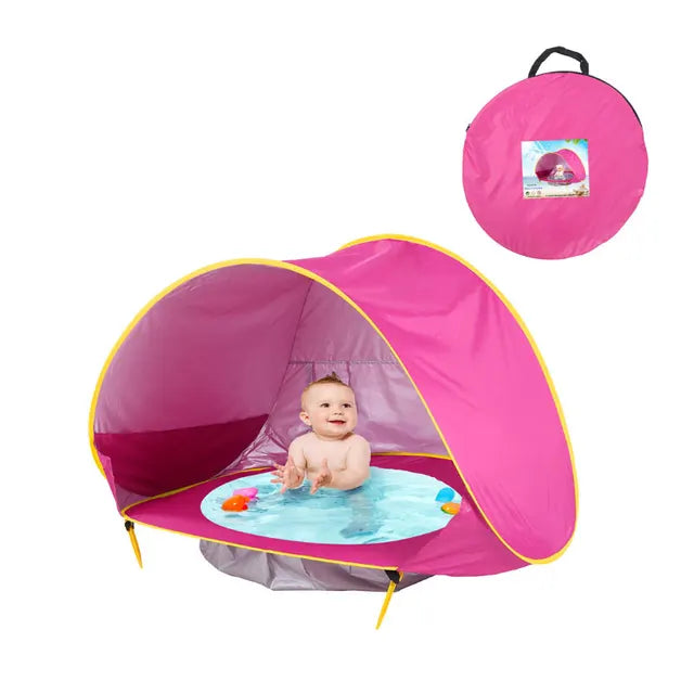 Portable Beach Tent for Baby | UV Protection with Integrated Bath