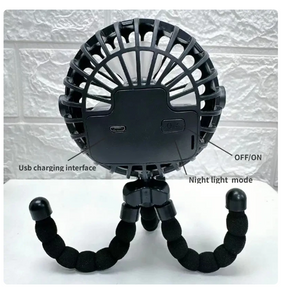 Portable Stroller Fan | Lightweight, USB Rechargeable, Safe Design