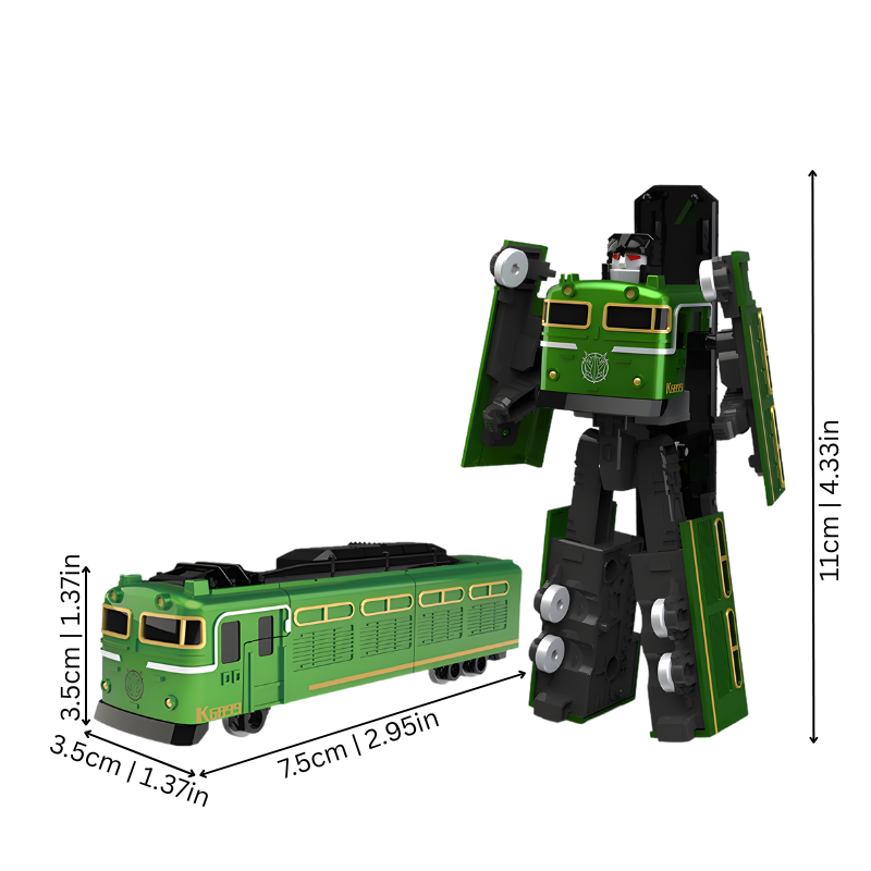 Transformable Train Robot Toy | Stimulates Imagination and Creativity