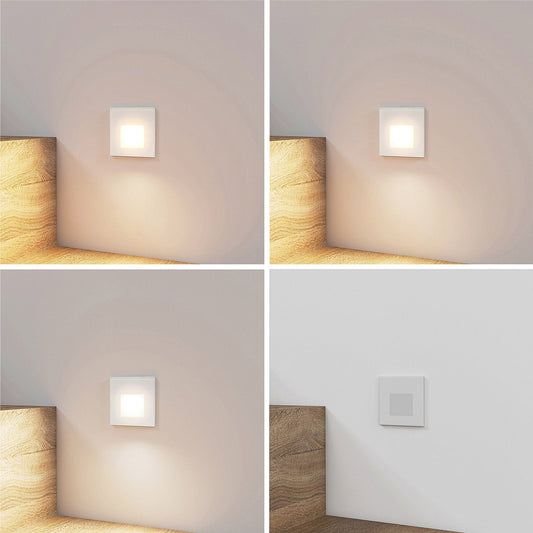Recessed LED Wall Lamp | Sleek Design with Glare-Reduced Lighting