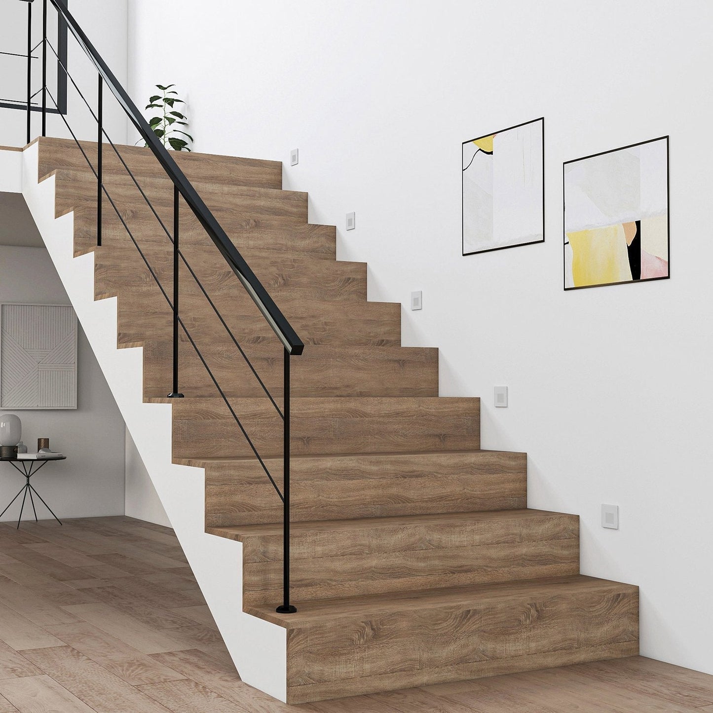 Recessed LED Wall Lamp | Sleek Design with Glare-Reduced Lighting