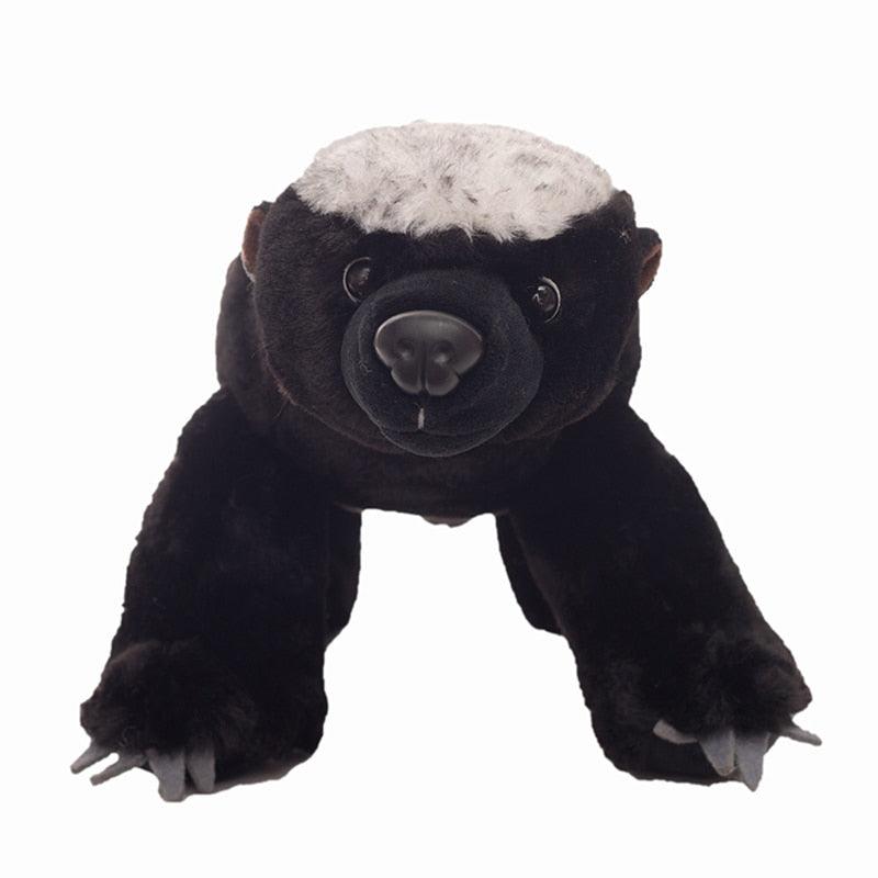 Realistic Honey Badger Plush Toy | Soft, Cuddly Companion for Kids