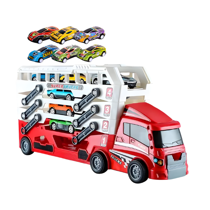 Transport Truck Toy Set | Encourages Imagination and Teamwork