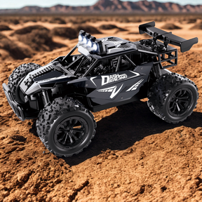 Remote Control Racing Car | Durable Alloy Body with LED Lights