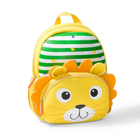 Striped Animal Backpack for Kids | Cute Design with Colorful Animals