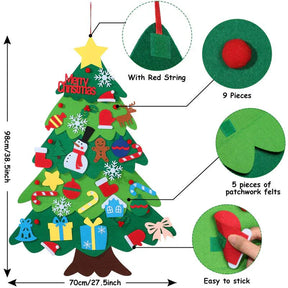 Children's Christmas Tree Set | Safe Fun with 32 Ornaments
