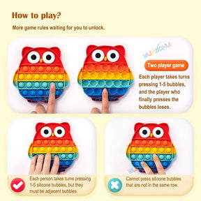 Fidget Sensory Toy | Colorful Stress Relief for All Ages