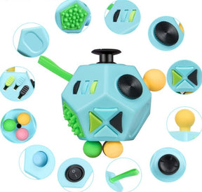12-in-1 Anti-Stress Cube | Durable Sensory Toy for Focus