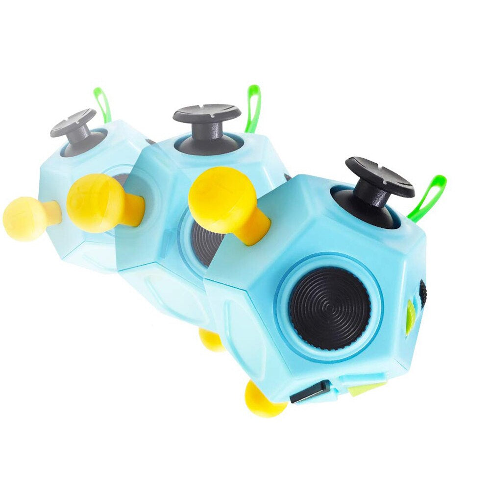 12-in-1 Anti-Stress Cube | Durable Sensory Toy for Focus