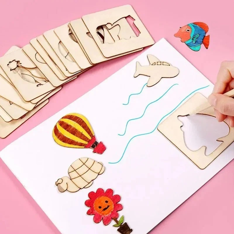Kids Drawing Stencil Set | Fun Templates for Creative Expression