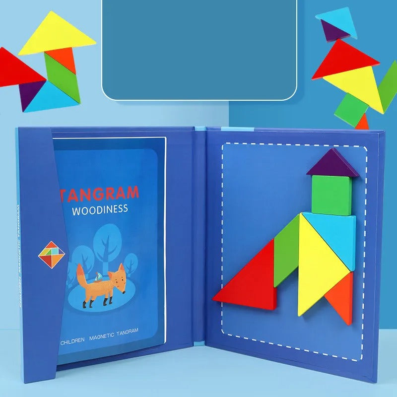 Geometric Puzzle Game | Magnetic Base for Creative Learning