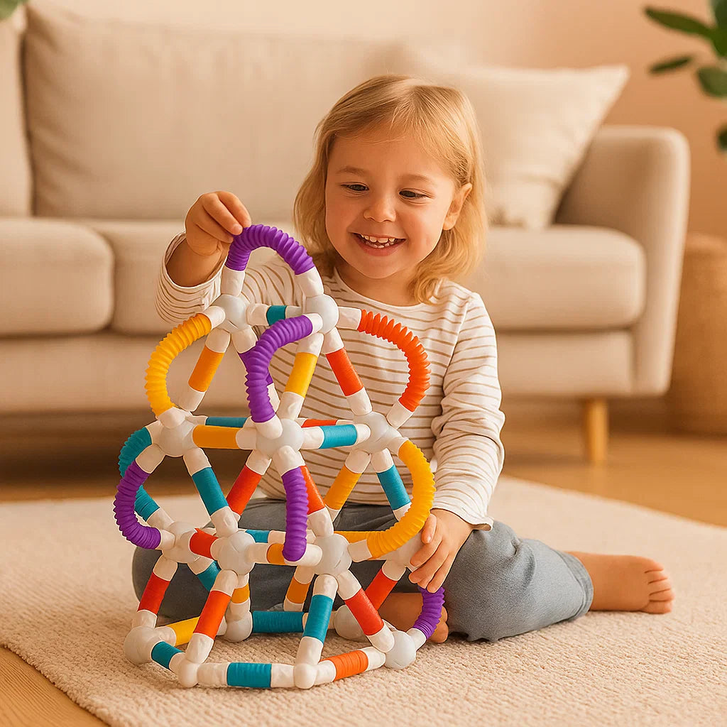 Magnetic Building Set | Flexible Shapes for Creative Play