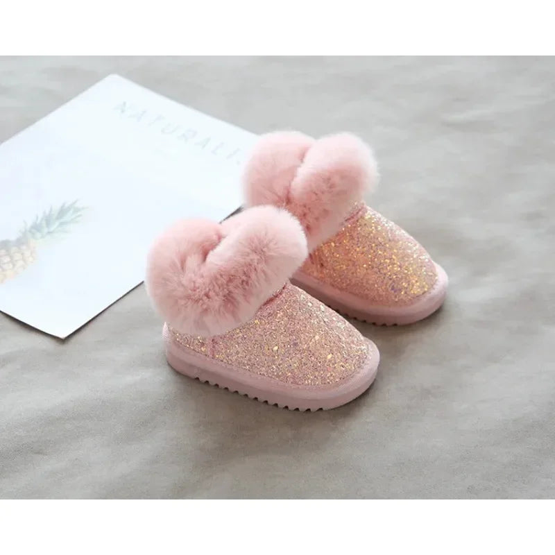 Glitter Winter Boots for Girls | Warm, Stylish, and Cozy Footwear