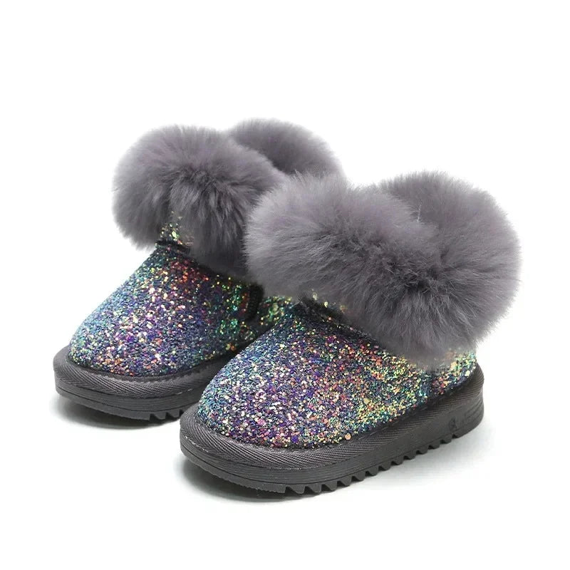 Glitter Winter Boots for Girls | Warm, Stylish, and Cozy Footwear