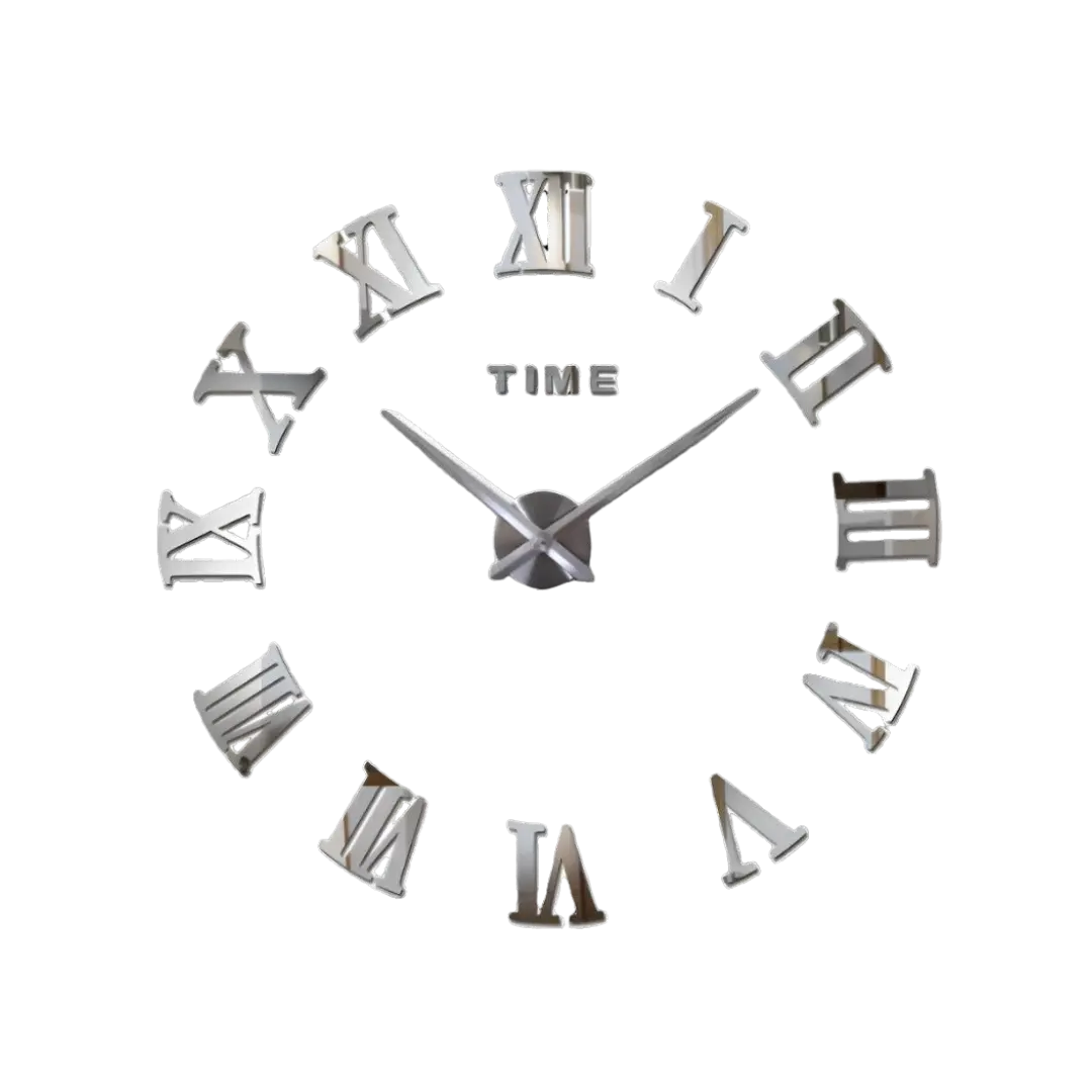 Nordic Wall Clock | Modern Geometric Design with 3D Effect