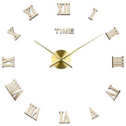 Nordic Wall Clock | Modern Geometric Design with 3D Effect