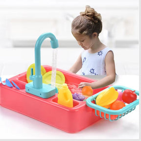 Mini Water Playset for Kids | Interactive Fun with Faucet and Toys