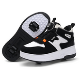 Kids' Adjustable Sneakers with Wheels | Breathable Comfort and Fun