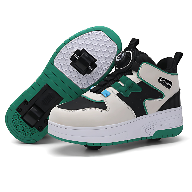 Kids' Adjustable Sneakers with Wheels | Breathable Comfort and Fun
